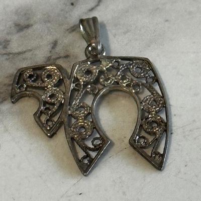 Sterling Silver Chai Pendant