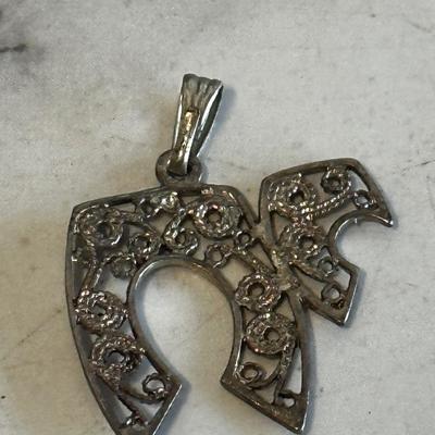 Sterling Silver Chai Pendant