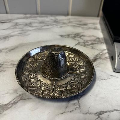 Small Vintage Sterling Silver Mexican Sombero