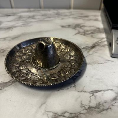 Small Vintage Sterling Silver Mexican Sombero