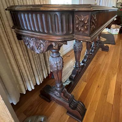 Wooden hallway table 60 x 20 x 31