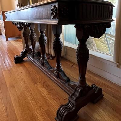 Wooden hallway table 60 x 20 x 31