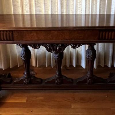 Wooden hallway table 60 x 20 x 31