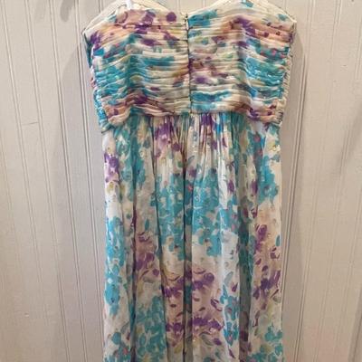 *NWT YUMI KIM: SILK FLORAL STRAPLESS DRESS (WOMEN'S) SIZE XS