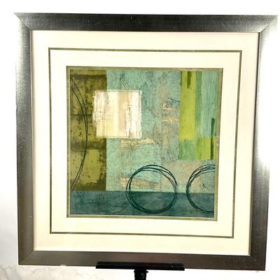 617 Large Abstract Decorative Framed Print