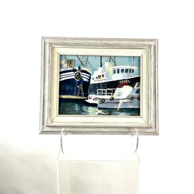 634 Original Framed Acrylic Painting 