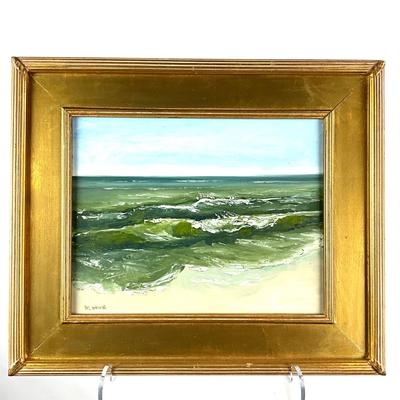 635 Original Oil Painting "Surfs Up" by Val Witkowski