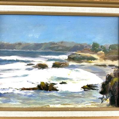 637 Original Acrylic Painting "LaJolia Coast" by Donna McGill