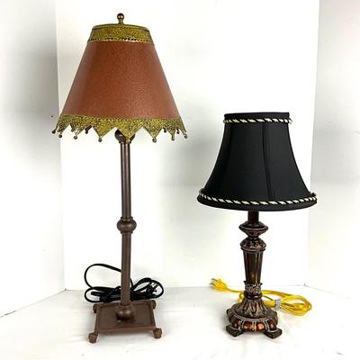 667 Two Decorative Lamps