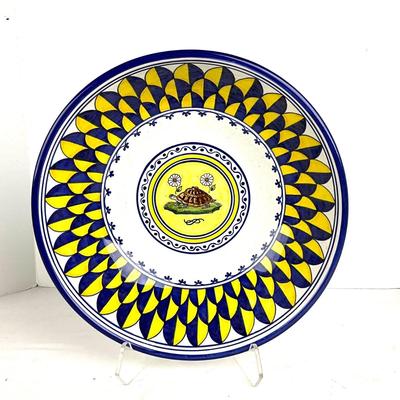 670 Tartuca- Palio di Siena Italian Pottery Serving Bowl