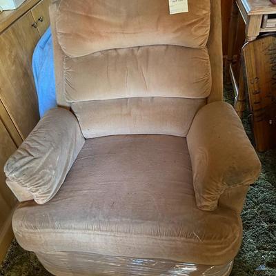 Beige recliner