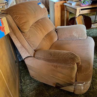 Beige recliner