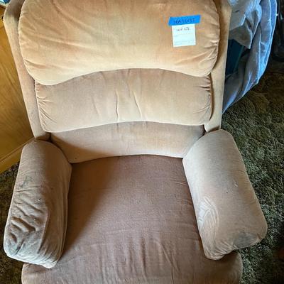 Beige recliner