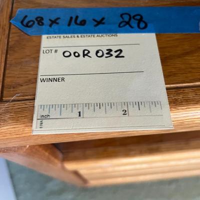 White Oak entertainment center / TV stand