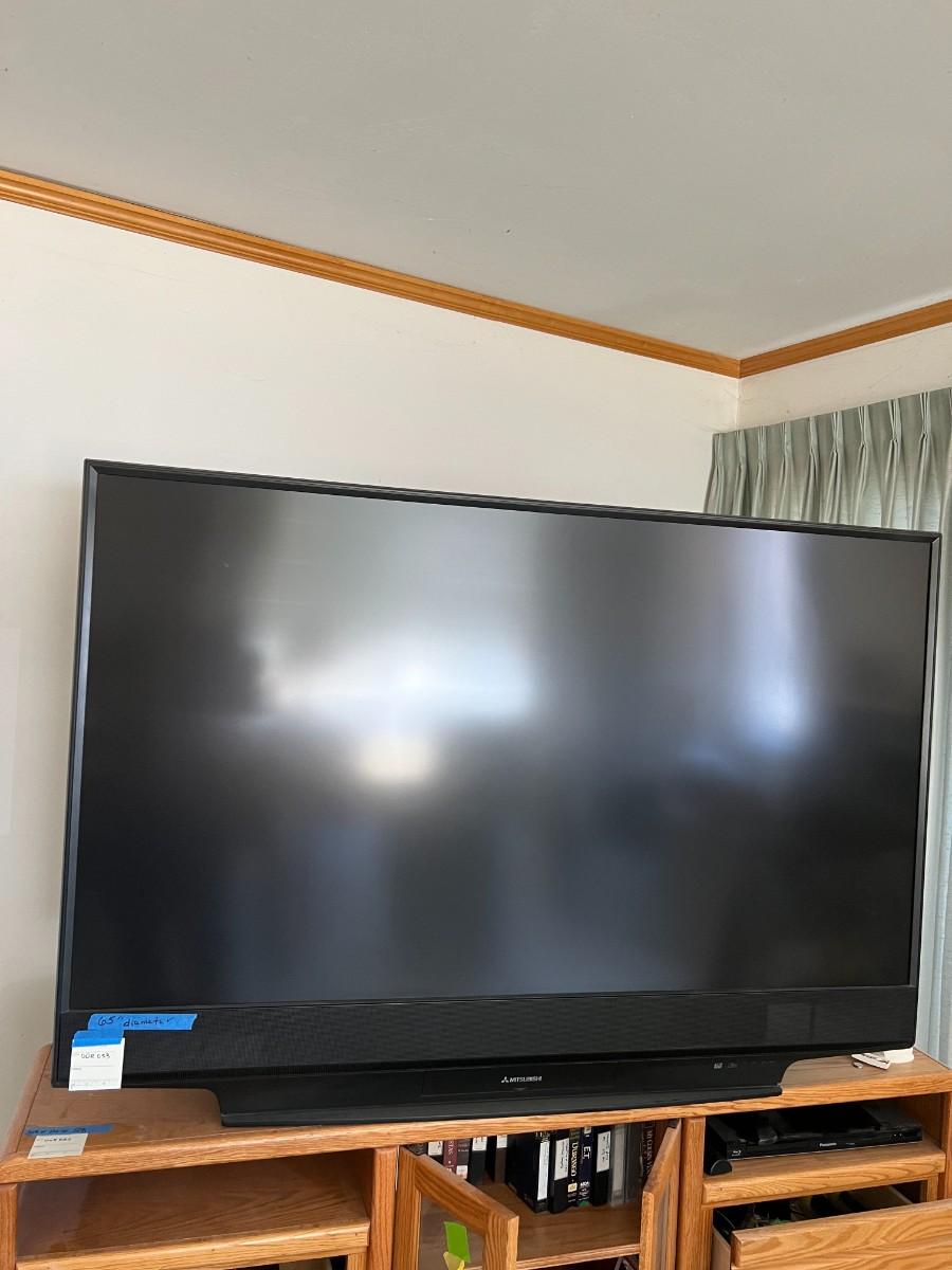 65' Mitsubishi projection TV