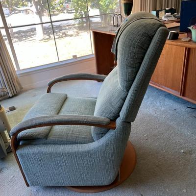 Swivel, reclining rocking chair