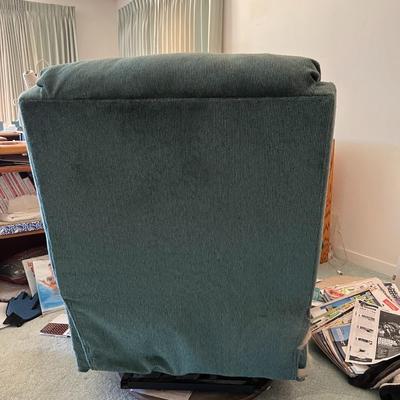 Blue upholstery rocking ,swivel, recliner