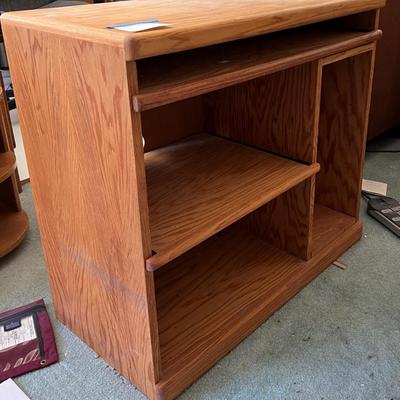 Mobile desk with key board tray