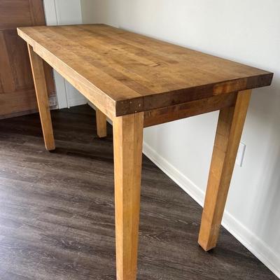 BUTCHER Block Table - Counter Height