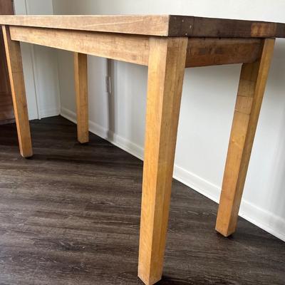BUTCHER Block Table - Counter Height
