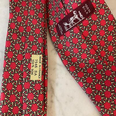 HermÃ¨s silk tie
