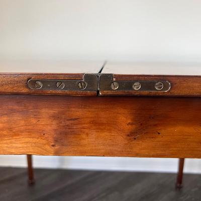 BARNARD & SIMONDS CO. Fold Out Table Antique Cherry