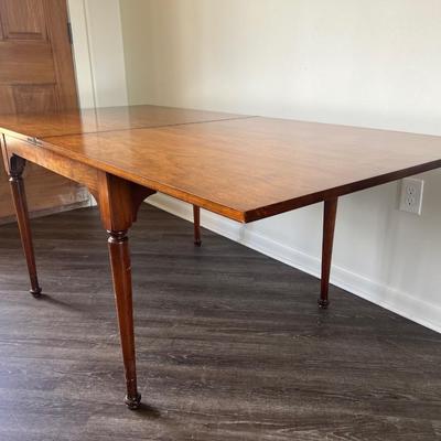 BARNARD & SIMONDS CO. Fold Out Table Antique Cherry