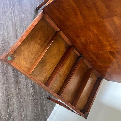 BARNARD & SIMONDS CO. Fold Out Table Antique Cherry
