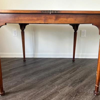 BARNARD & SIMONDS CO. Fold Out Table Antique Cherry