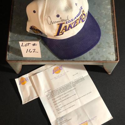 Signed Los Angeles Lakers Ball Cap