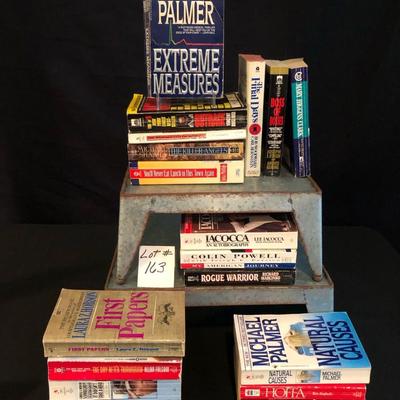 Assortment of books