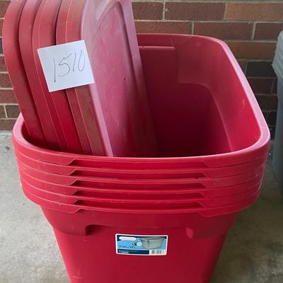 5 Totes with Lids