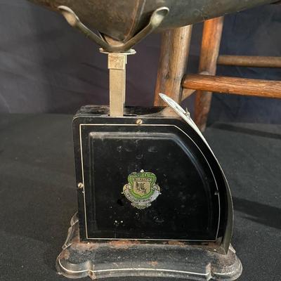 Antique Stool and Vienna Scale