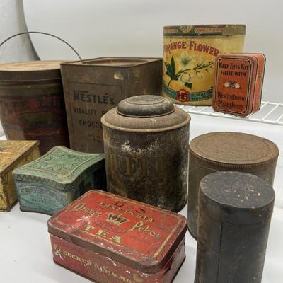 VINTAGE Tin Collection