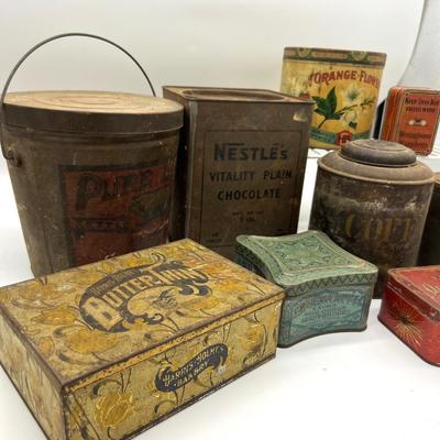 VINTAGE Tin Collection