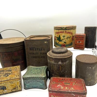 VINTAGE Tin Collection
