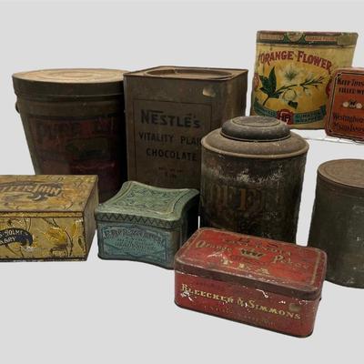 VINTAGE Tin Collection