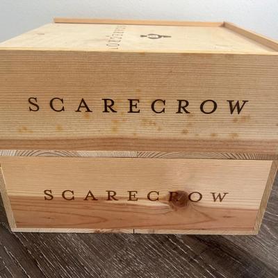 SCARECROW WINE Pair of EMPTY Boxes