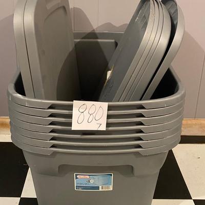 Totes with lids