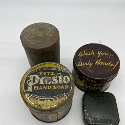 Vintage Tin Lot (B)