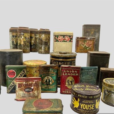 Vintage Tin Lot (B)