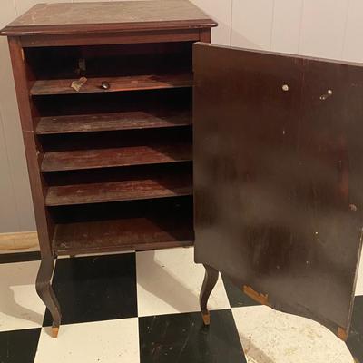 Antique Sheet Music Cabinet