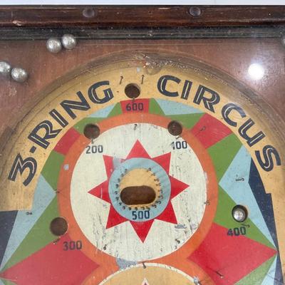 3 Ring Circus 1932 Pinball Machine *Read Details