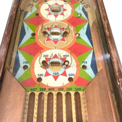 3 Ring Circus 1932 Pinball Machine *Read Details