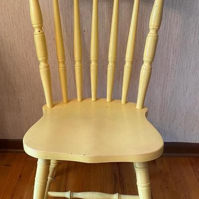 Vintage Yellow Chair
