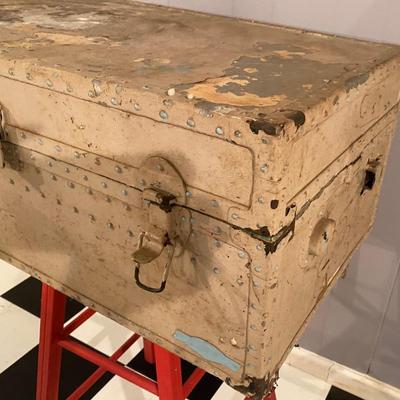 Vintage Metal Trunk
