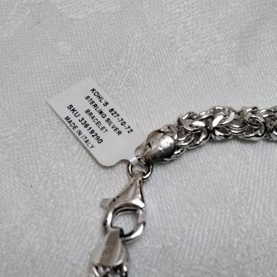 New With Tags Italian 7.5" 925 Bracelets