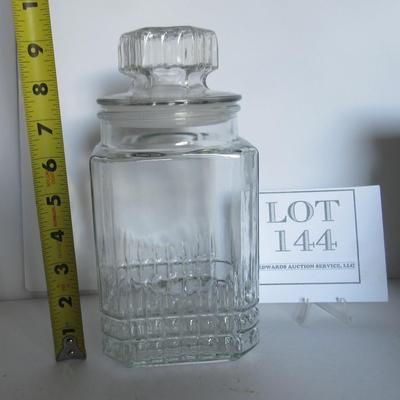 Clear Kitchen Covered Jar