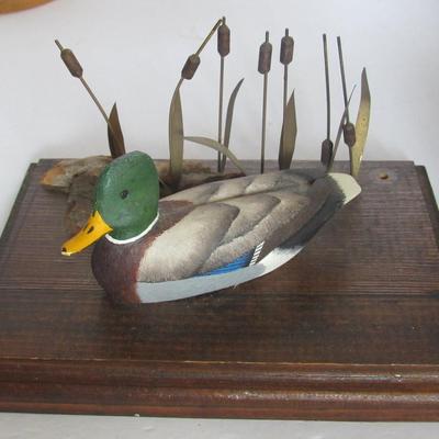 Decorative Wood Items, Duck Clip Holder, Frame, Duck