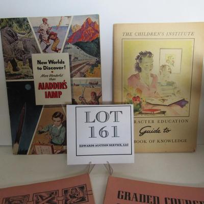 4 Nice Children's Learning Books, Book of Knowledge, 1940s and 1950